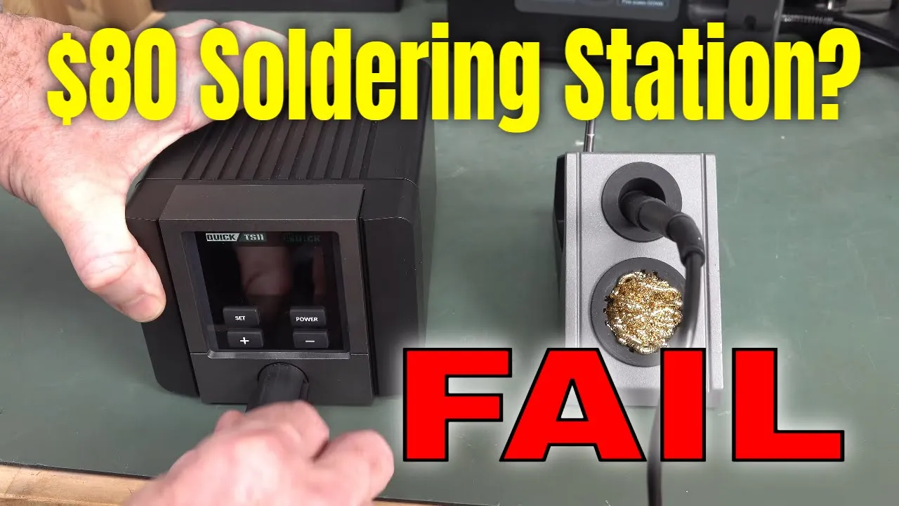 EEVblog 1645 - $80 Quick TS11 Soldering Station REVIEW