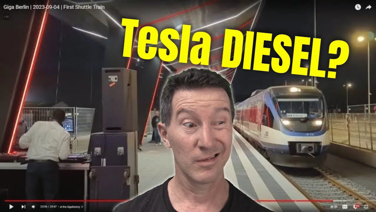 EEVblog 1570 -  Tesla DIESEL Electric Train FAIL at Belin Gigafactory