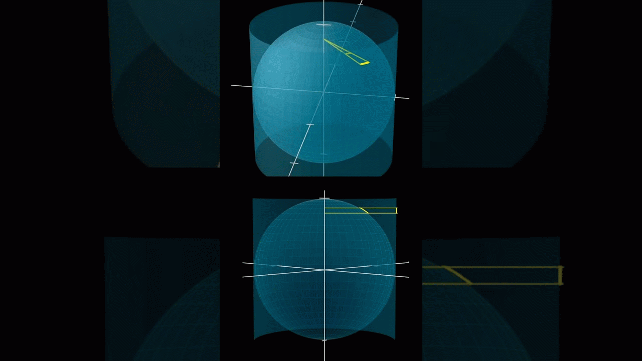 Sphere surface area proof sketch