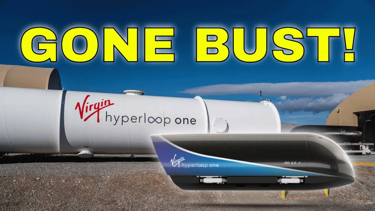 EEVblog 1588 - Virgin Hyperloop One Goes BUST!