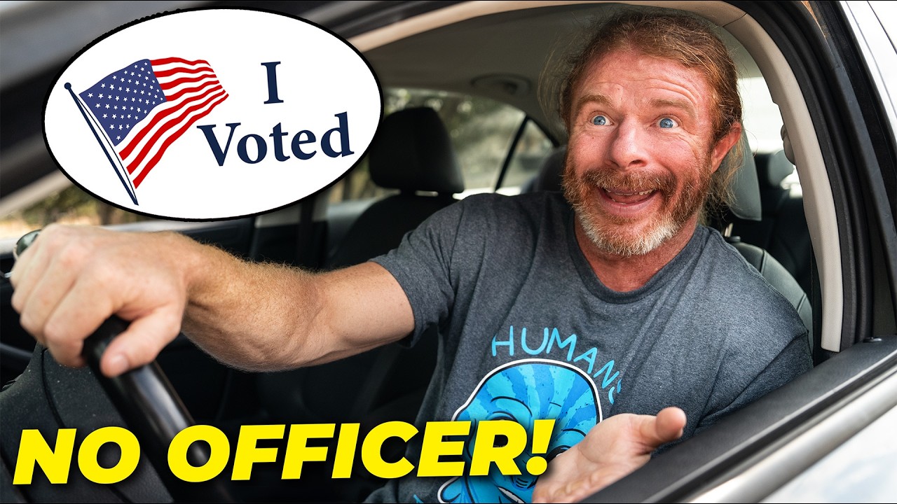 No ID Officer! I'm Voting Today