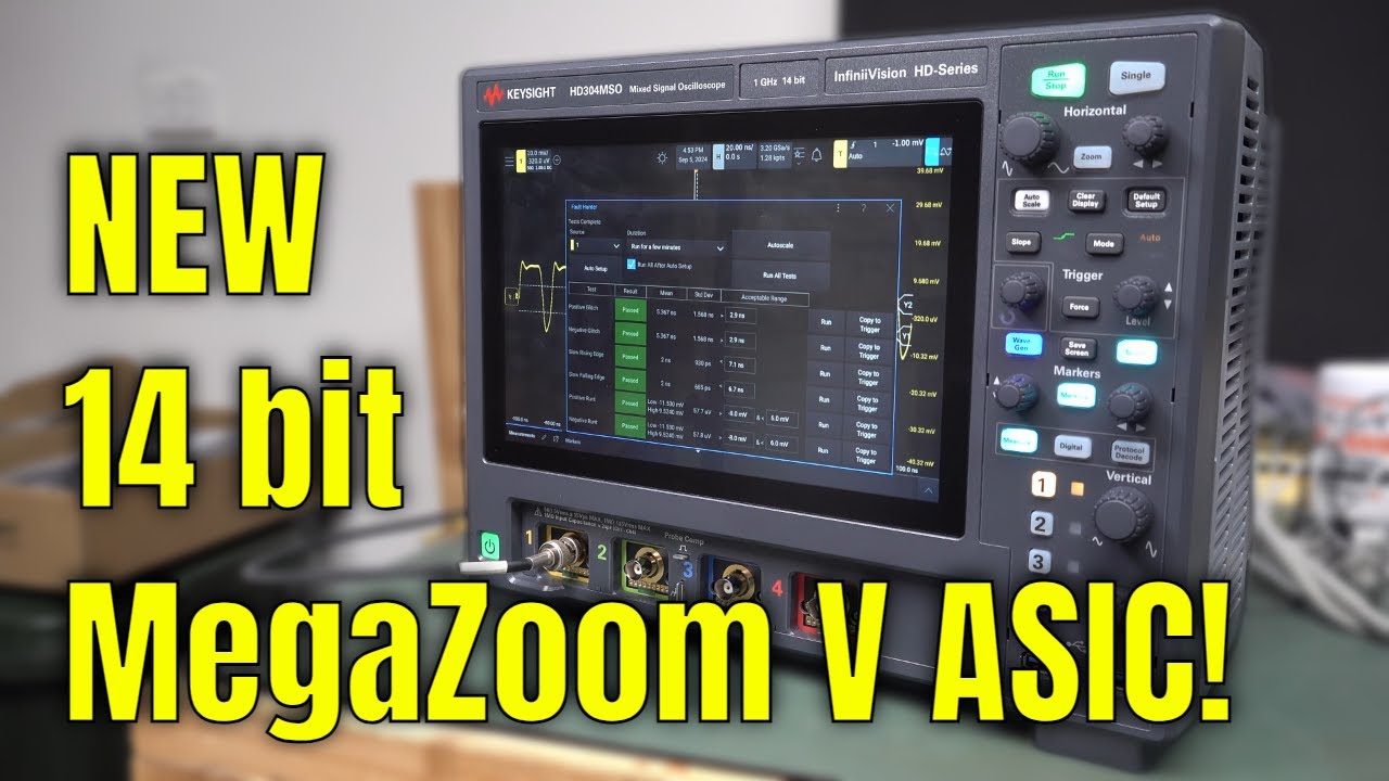 EEVblog 1638 - NEW Keysight Megazoom V ASIC 1GHz HD3 Oscilloscope!