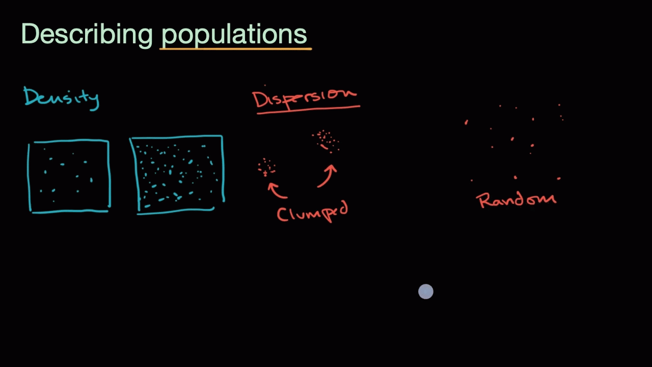 Describing populations | Biology of the living Earth | High school biology | Khan Academy