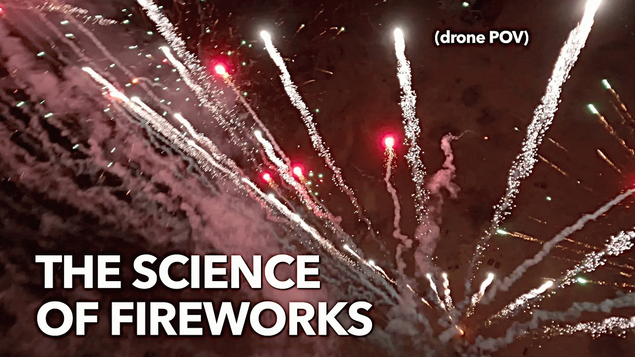 We made an epic fireworks display to explain every aspect of fireworks