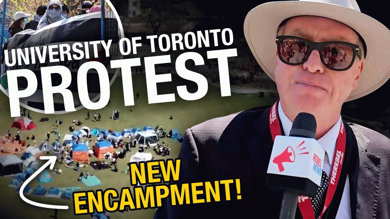Fence goes down, tents go up at University of Toronto as pro-Hamas hooligans occupy campus