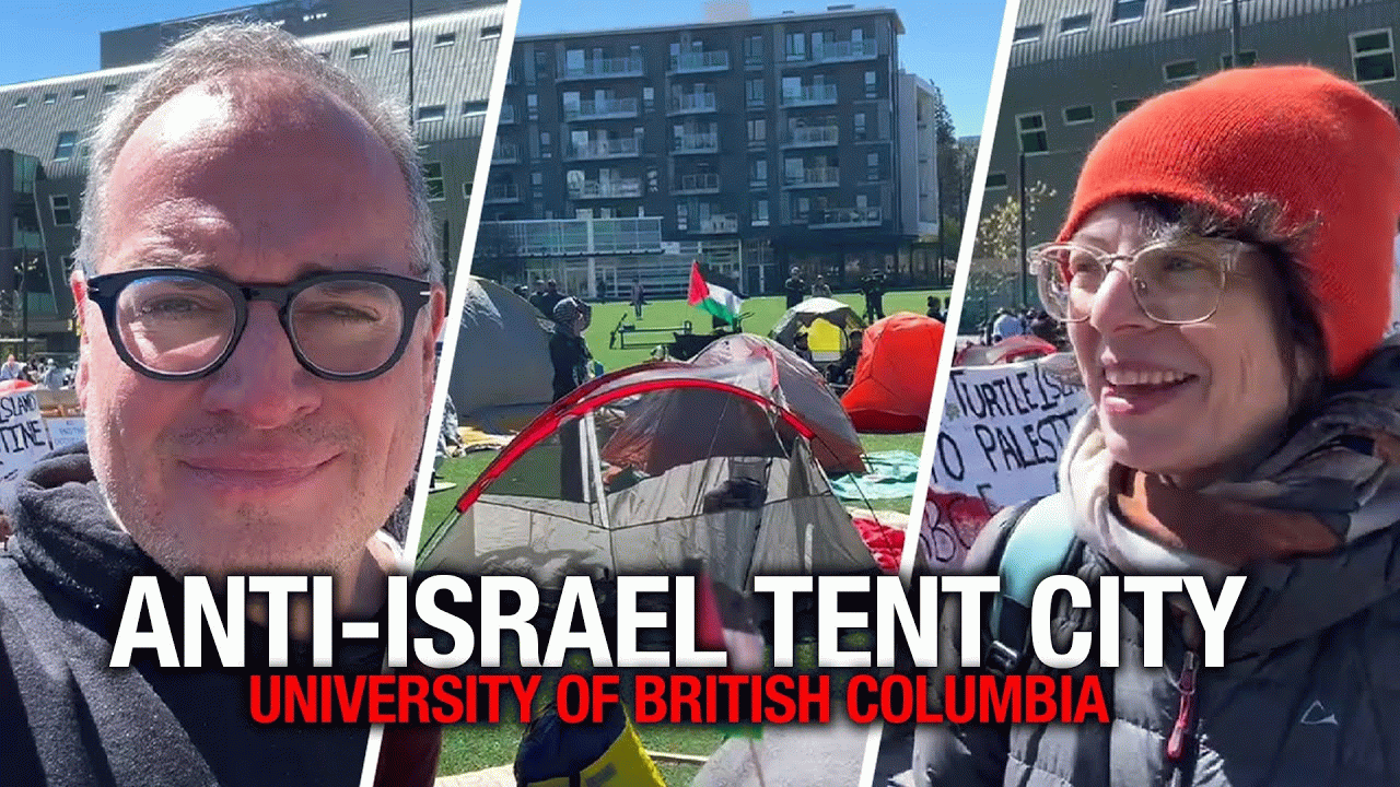 Anti-Israel tent city pops up at UBC