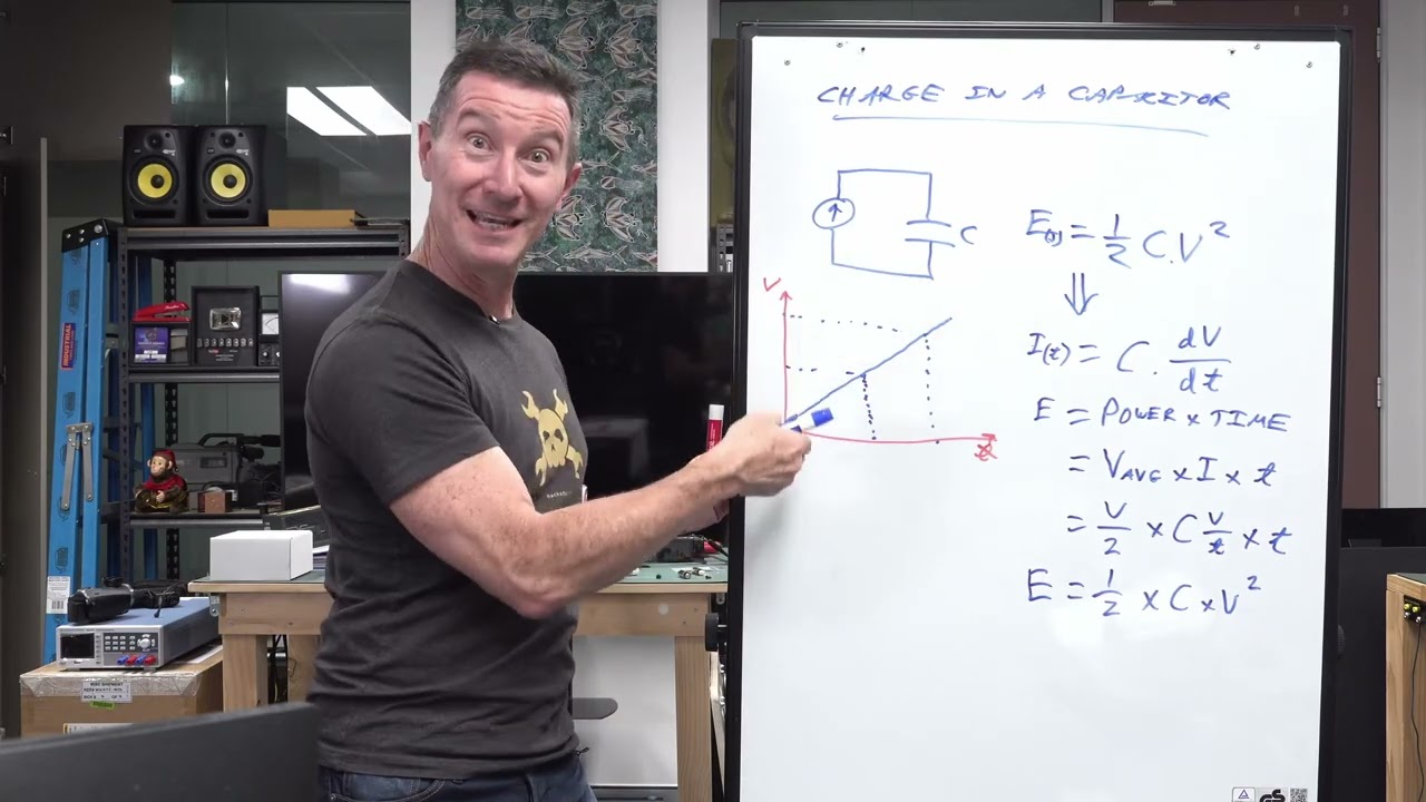 EEVblog 1618 - How To Derive The Equation For Charge In A Capacitor