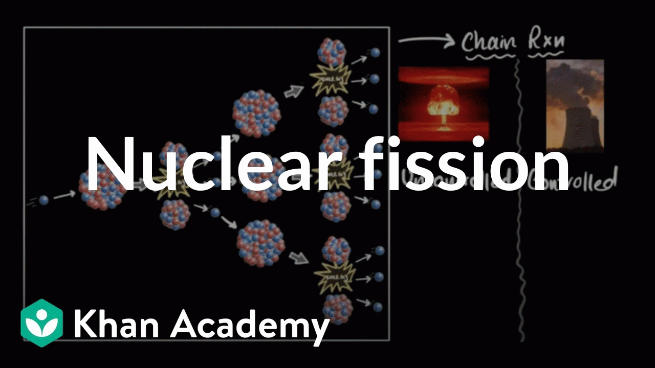 Nuclear fission | Nuclear chemistry | High school chemistry | Khan Academy