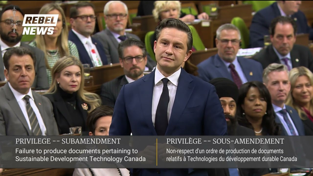 Poilievre's full remarks after Freeland resigns, Liberals reveal economic update