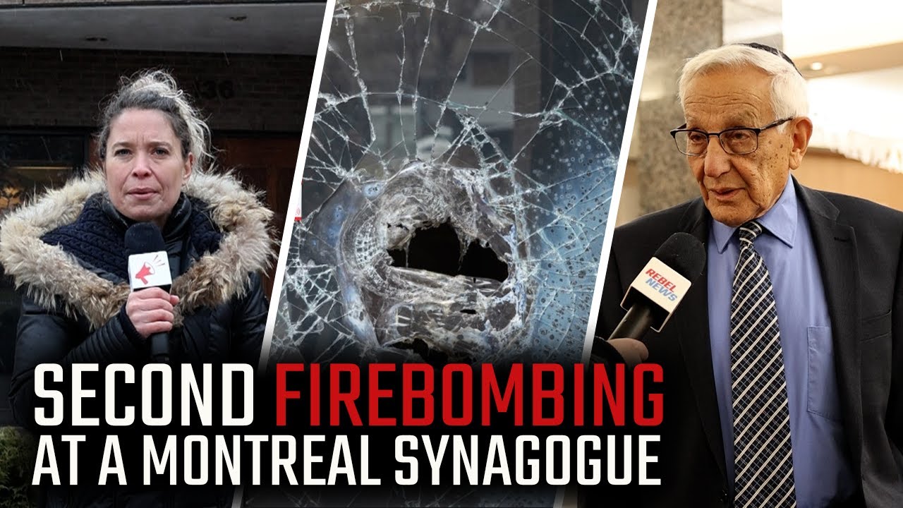 Firebombed again! Montreal synagogue targeted as antisemitic attacks surge