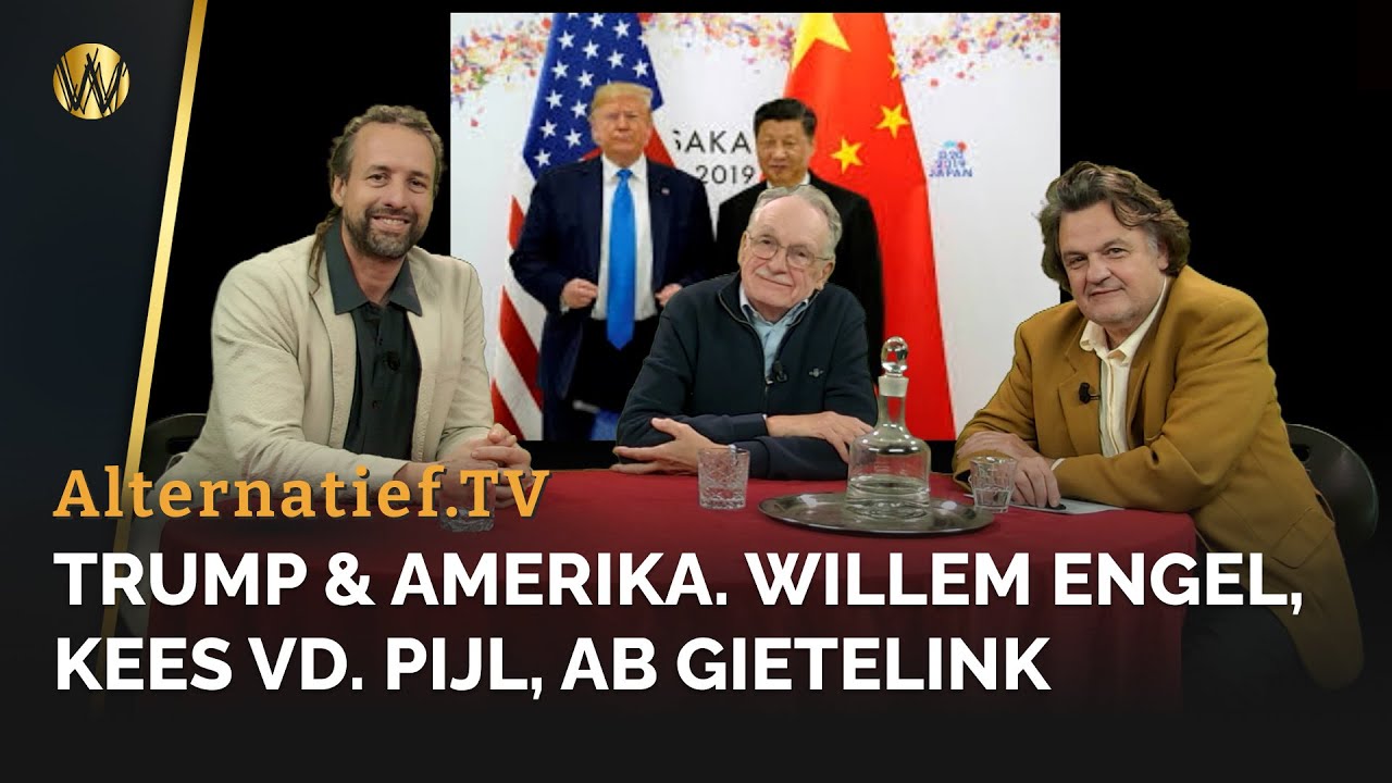 Alternatief Forum #11. Trump & Amerika. Willem Engel, Kees vd. Pijl, Ab Gietelink